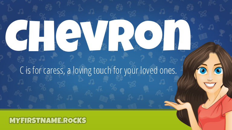 My First Name Chevron Rocks!