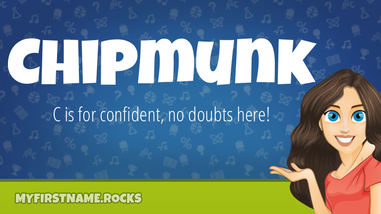 My First Name Chipmunk Rocks!