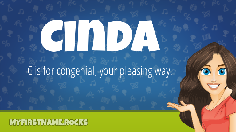 My First Name Cinda Rocks!