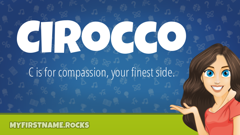 My First Name Cirocco Rocks!