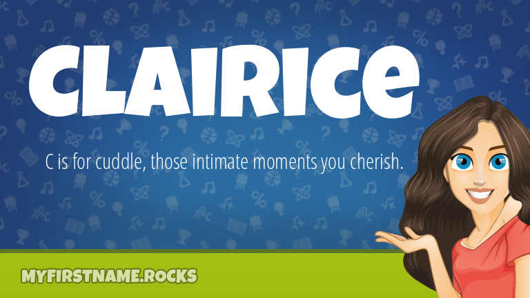My First Name Clairice Rocks!