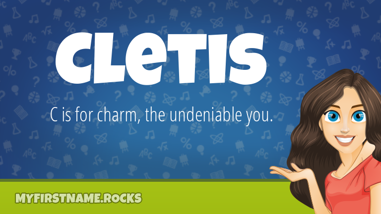 My First Name Cletis Rocks!