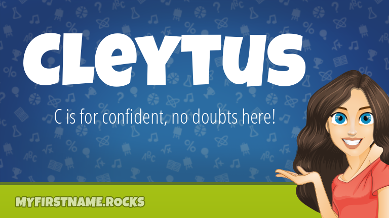 My First Name Cleytus Rocks!