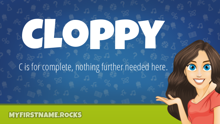 My First Name Cloppy Rocks!