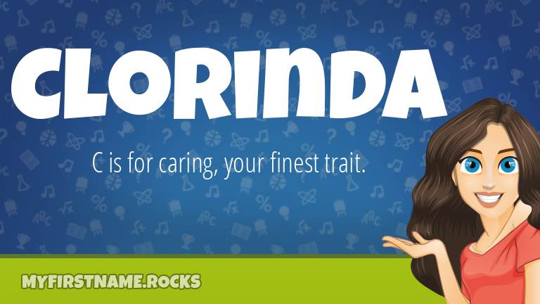 My First Name Clorinda Rocks!