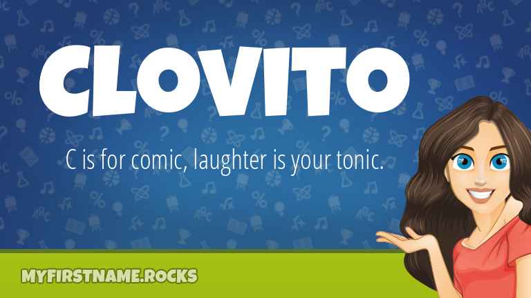 My First Name Clovito Rocks!