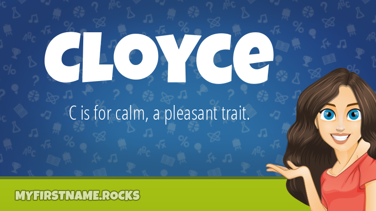 My First Name Cloyce Rocks!