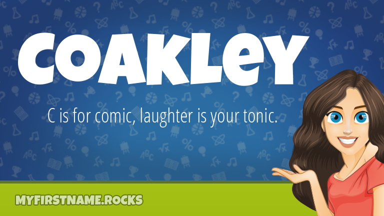 My First Name Coakley Rocks!