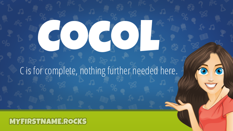 My First Name Cocol Rocks!