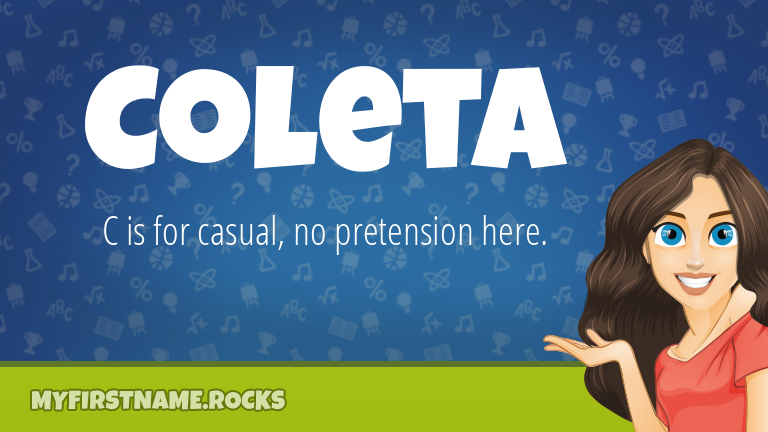 My First Name Coleta Rocks!