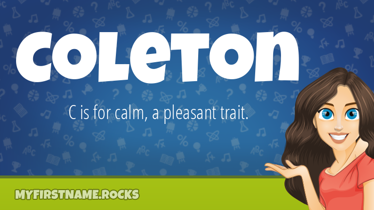 My First Name Coleton Rocks!