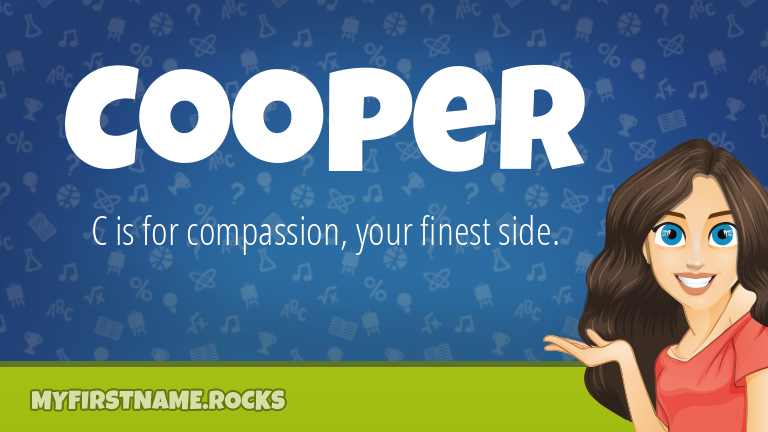 My First Name Cooper Rocks!