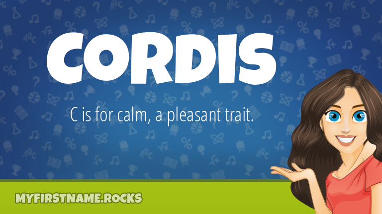 My First Name Cordis Rocks!