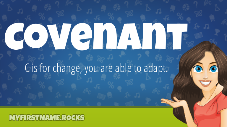 My First Name Covenant Rocks!