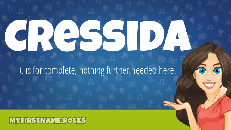 My First Name Cressida Rocks!