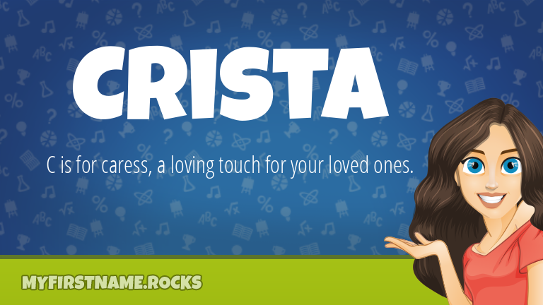 My First Name Crista Rocks!