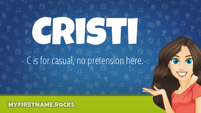My First Name Cristi Rocks!