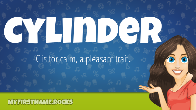 My First Name Cylinder Rocks!