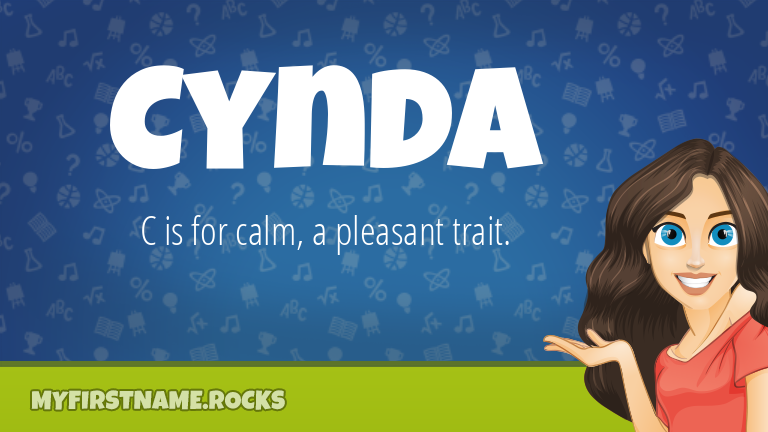 My First Name Cynda Rocks!
