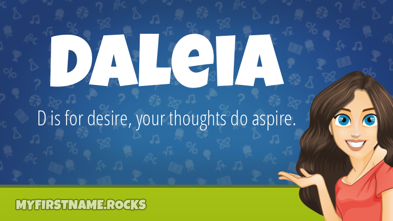 My First Name Daleia Rocks!