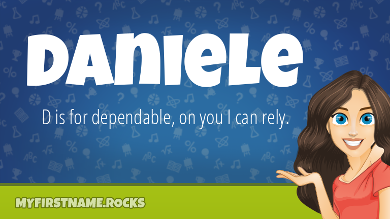 My First Name Daniele Rocks!