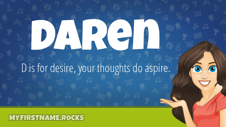 My First Name Daren Rocks!
