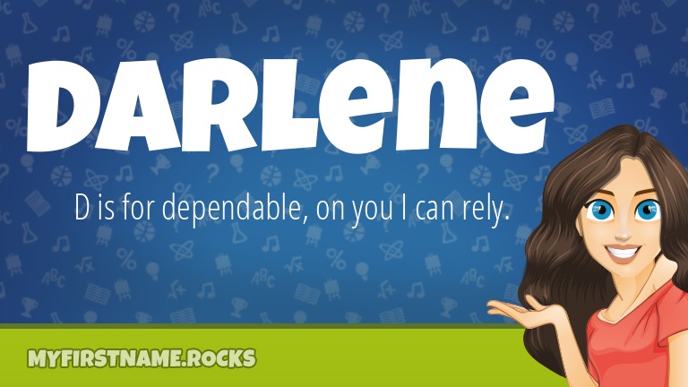 My First Name Darlene Rocks!