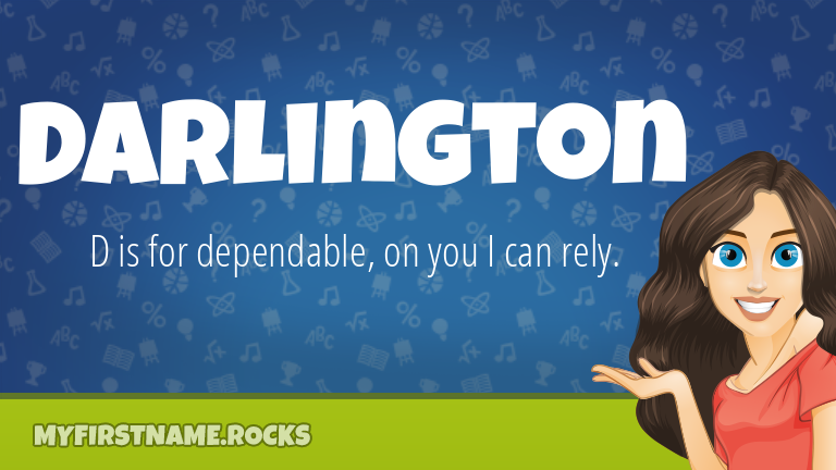 My First Name Darlington Rocks!