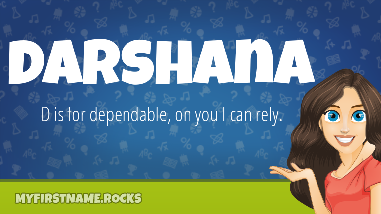 My First Name Darshana Rocks!