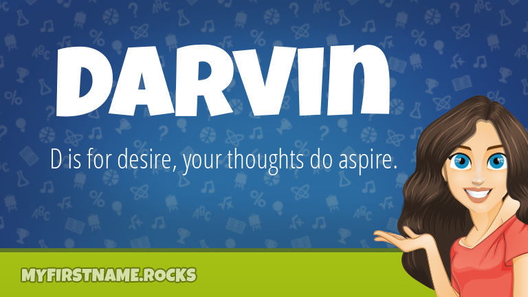 My First Name Darvin Rocks!