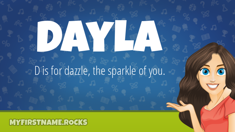 My First Name Dayla Rocks!