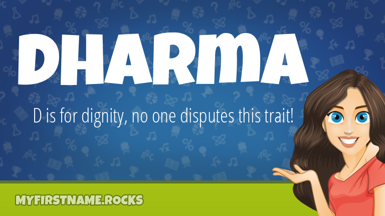 My First Name Dharma Rocks!