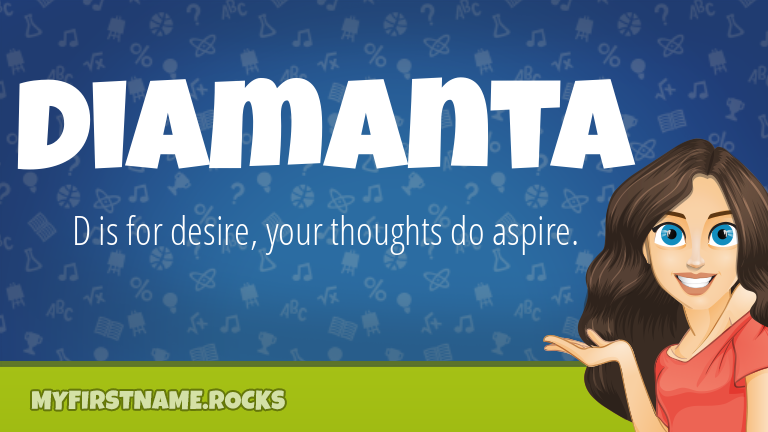 My First Name Diamanta Rocks!