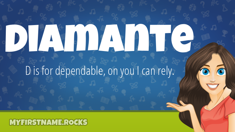 My First Name Diamante Rocks!