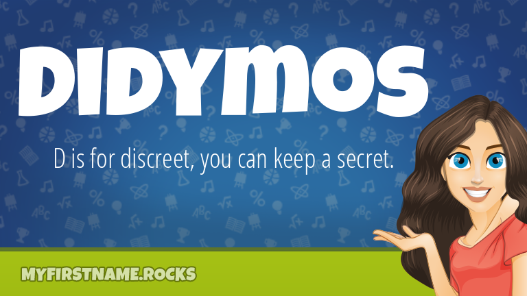 My First Name Didymos Rocks!