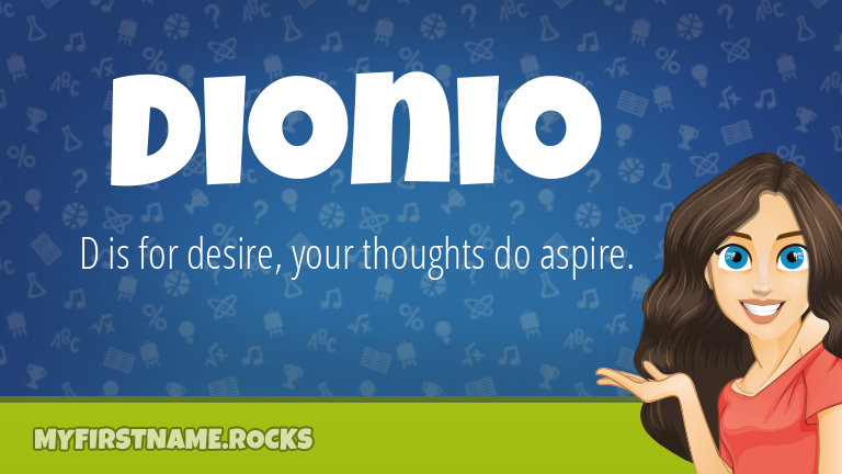 My First Name Dionio Rocks!