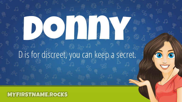 My First Name Donny Rocks!