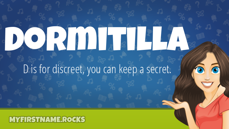 My First Name Dormitilla Rocks!