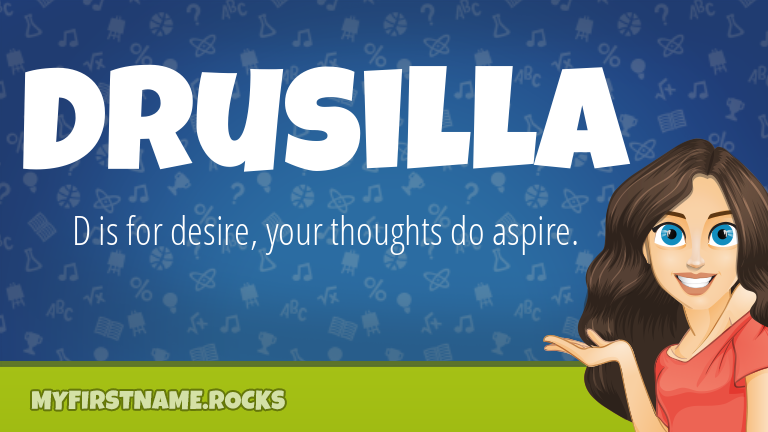 My First Name Drusilla Rocks!