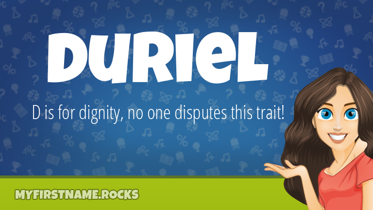 My First Name Duriel Rocks!