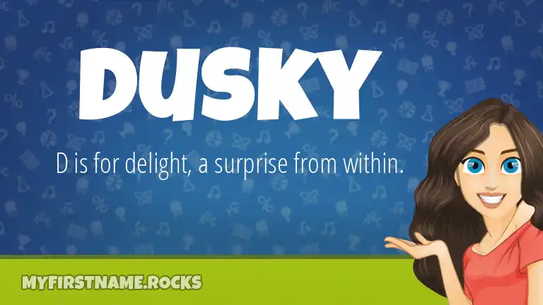 dusky-first-name-personality-popularity