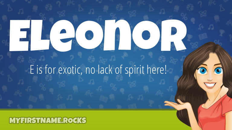 My First Name Eleonor Rocks!
