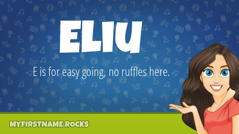 My First Name Eliu Rocks!