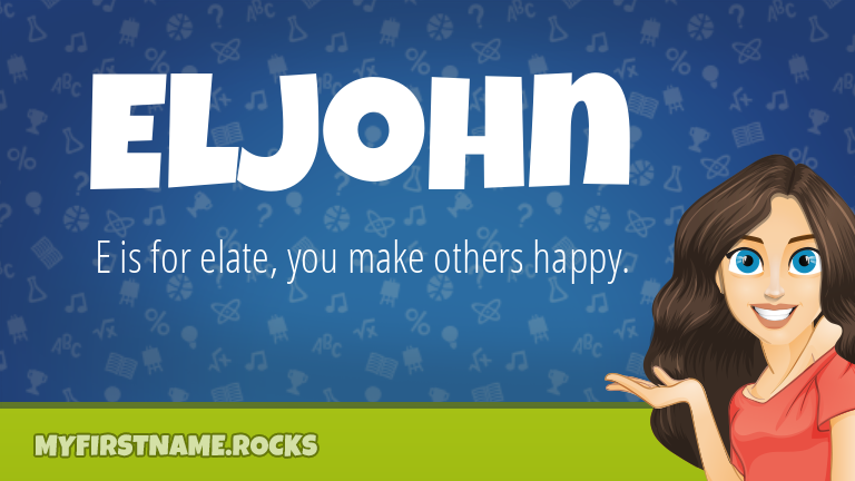 My First Name Eljohn Rocks!