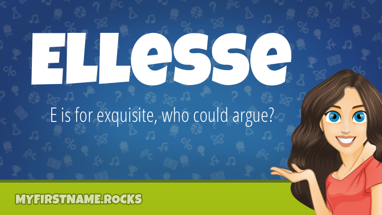 My First Name Ellesse Rocks!