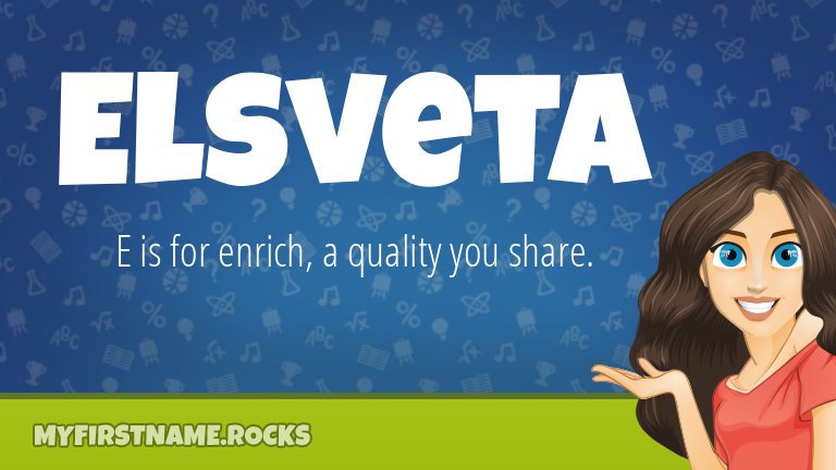 My First Name Elsveta Rocks!