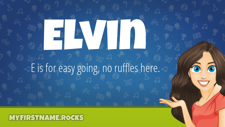 My First Name Elvin Rocks!