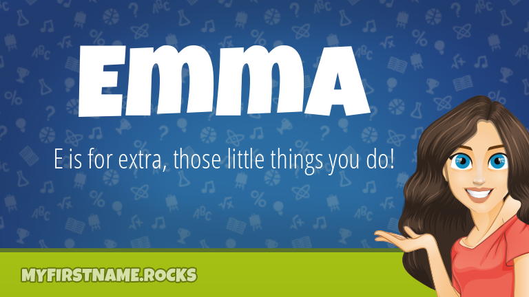 My First Name Emma Rocks!