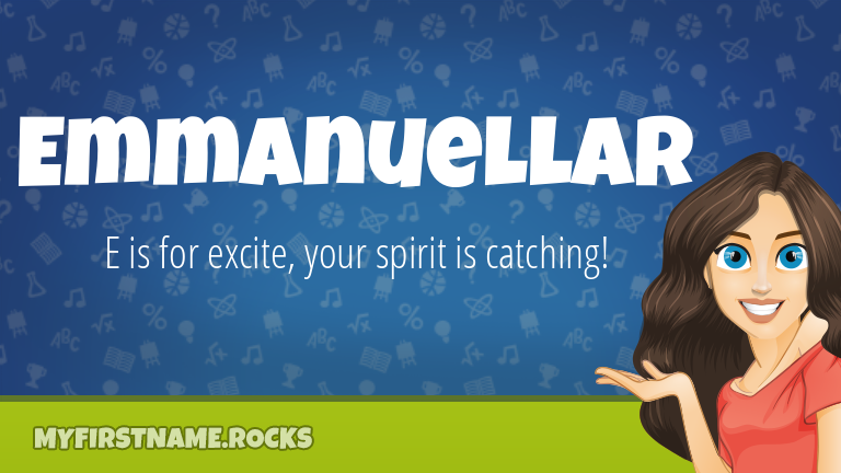 My First Name Emmanuellar Rocks!