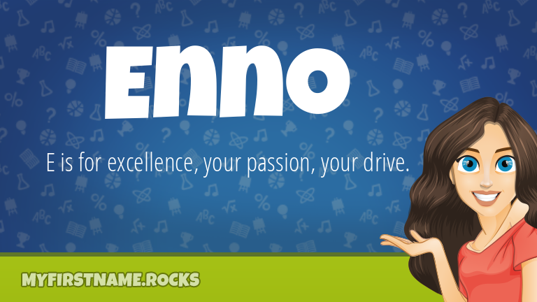 My First Name Enno Rocks!